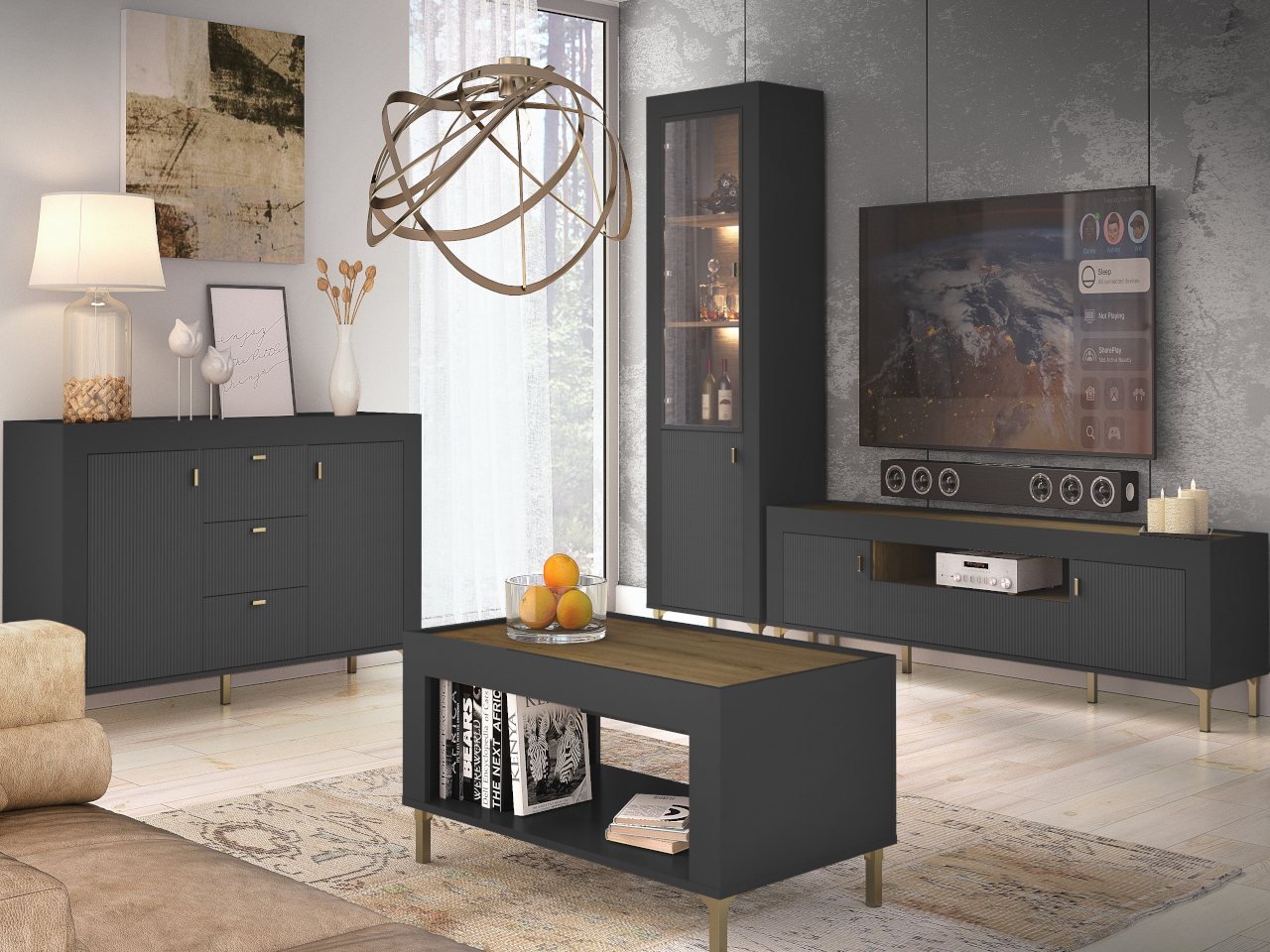 Witryna MOSSO 03 czarny - obrazek 6