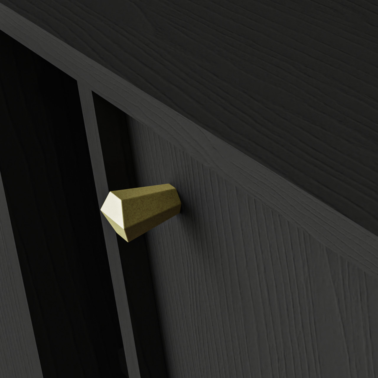 Szafka nocna KYOTO 03 czarny grafit - obrazek 5