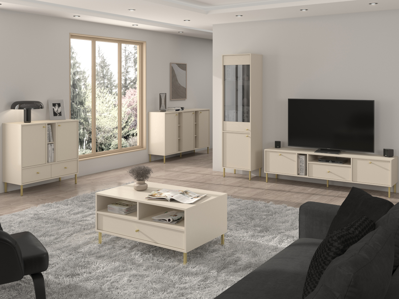 Komoda KYOTO 10 beż piaskowy - obrazek 7