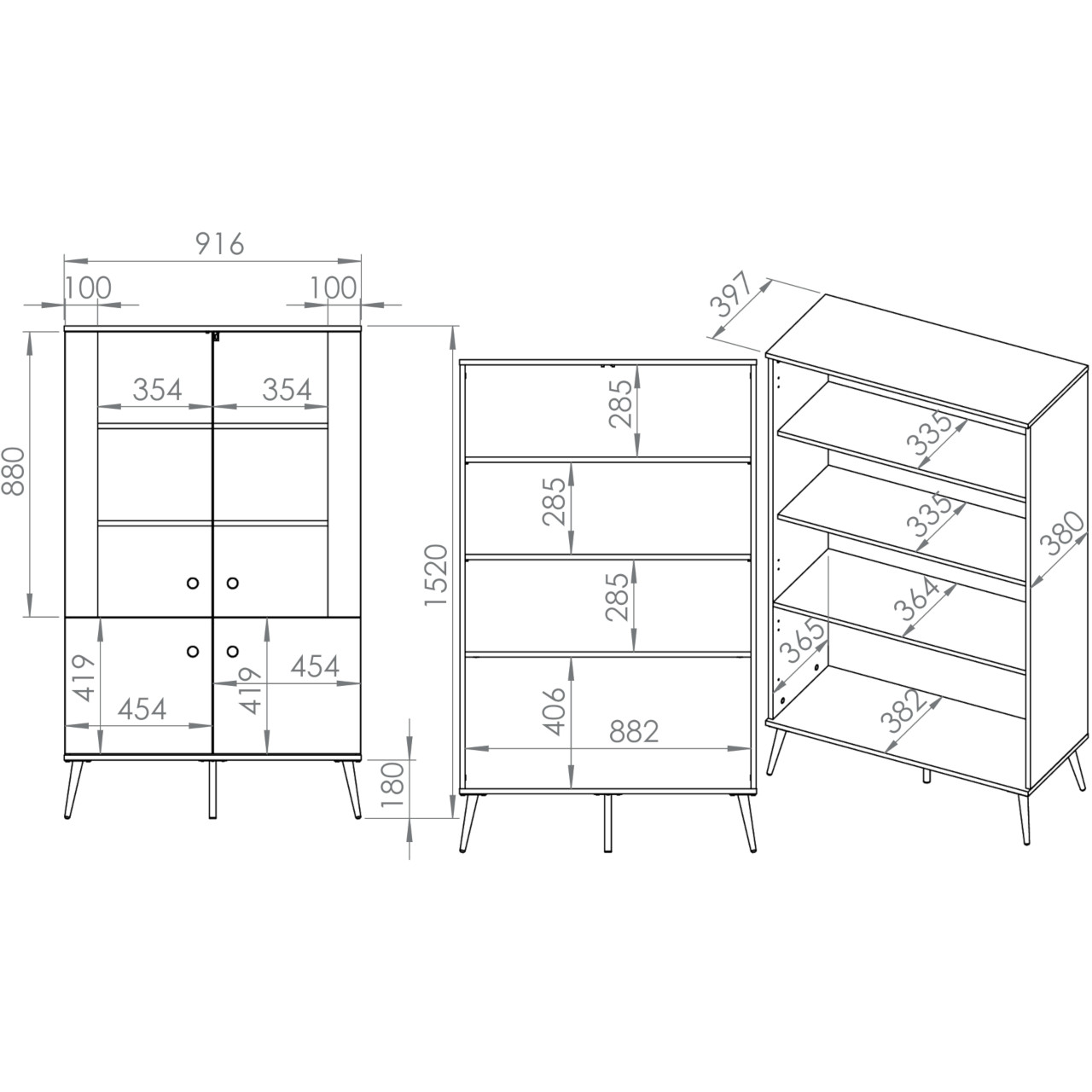 Meble do salonu LESGIN 1 kaszmir - obrazek 4