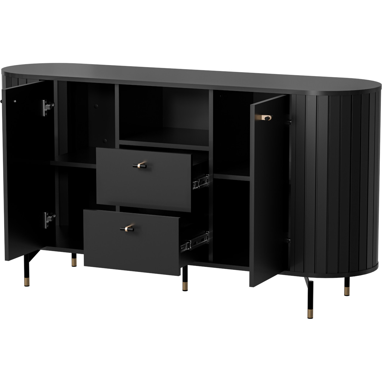 Komoda DANTE 02 czarny - obrazek 3