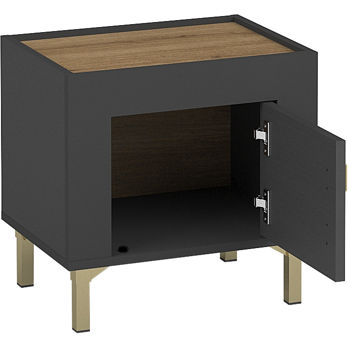 Meble do sypialni MOSSO 2 czarny + CLOUD 82 - obrazek 7