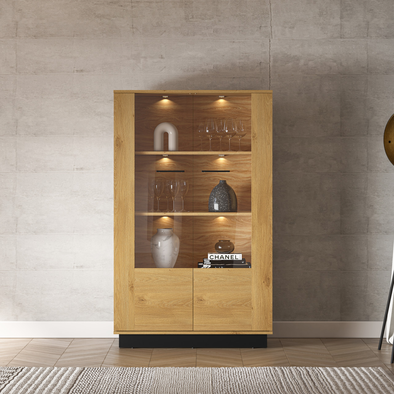 Witryna DESMOND 03 dąb stylowy - obrazek 6