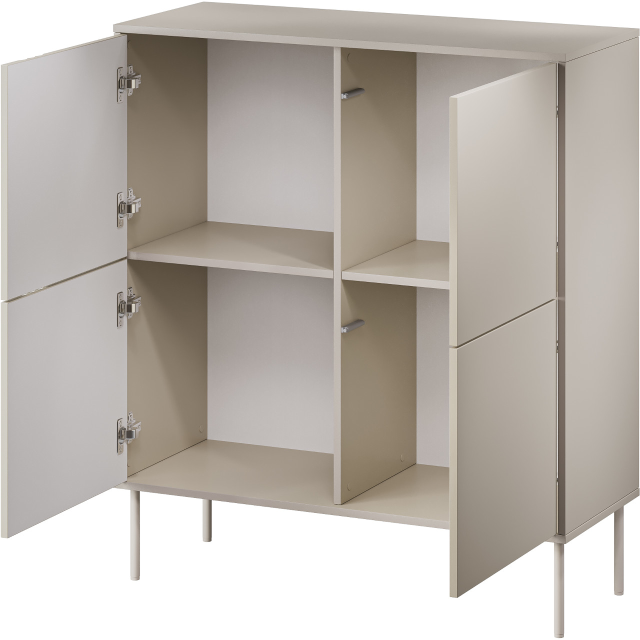 Komoda TIFFANY 4D beż mat - obrazek 3