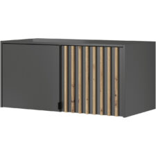 Nadstawka do szafy LAILA 2D grafit / dąb artisan