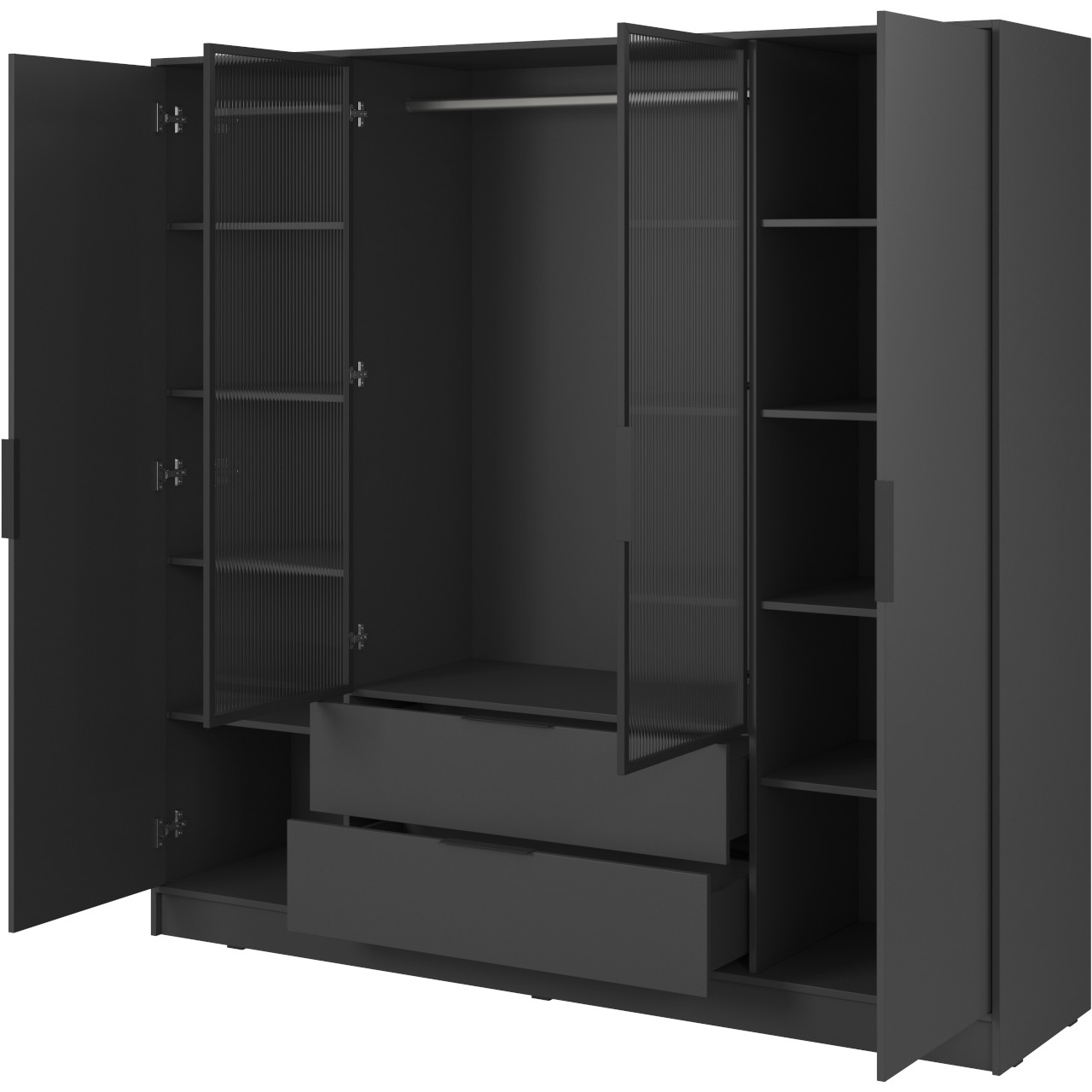 Szafa CARLY C grafit - obrazek 3