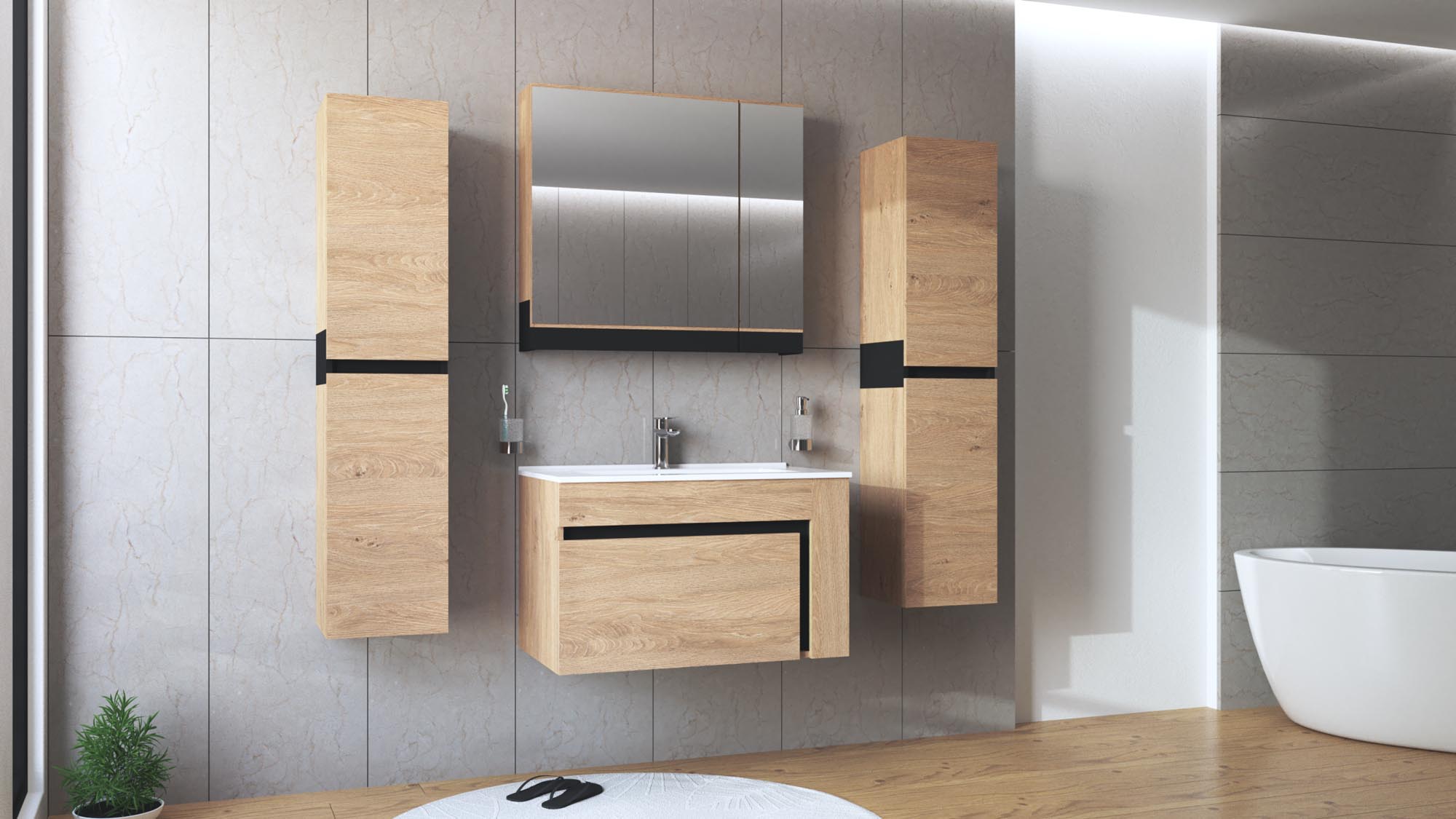 DUESA Słupek 2D dąb złoty - obrazek 5