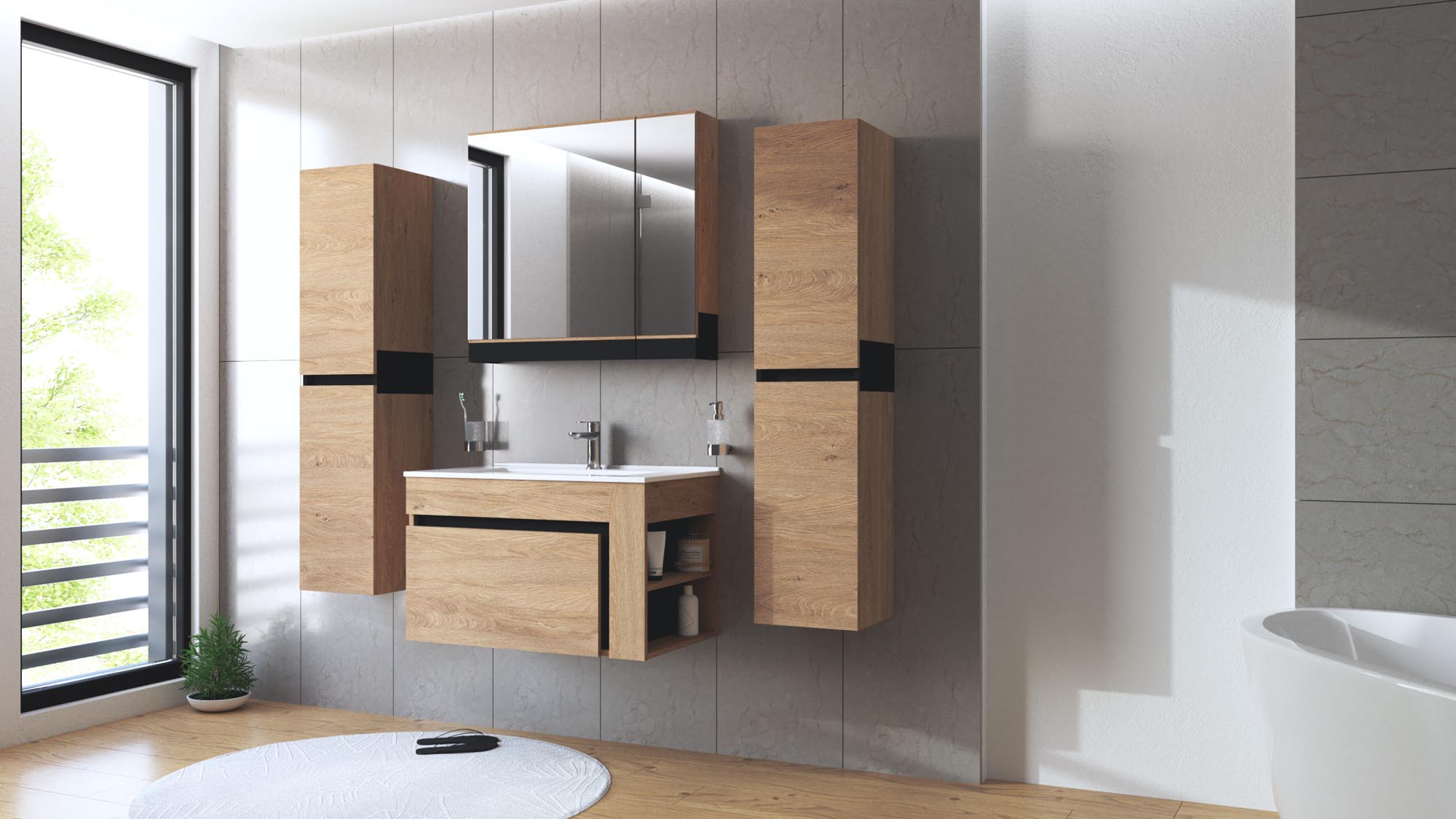 DUESA Słupek 2D dąb złoty - obrazek 6