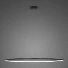 Lampa wisząca Ledowe Okręgi No.1 150cm 3k czarna ściemnialna