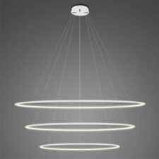 Lampa wisząca Ledowe Okręgi No.3 120cm 3k biała