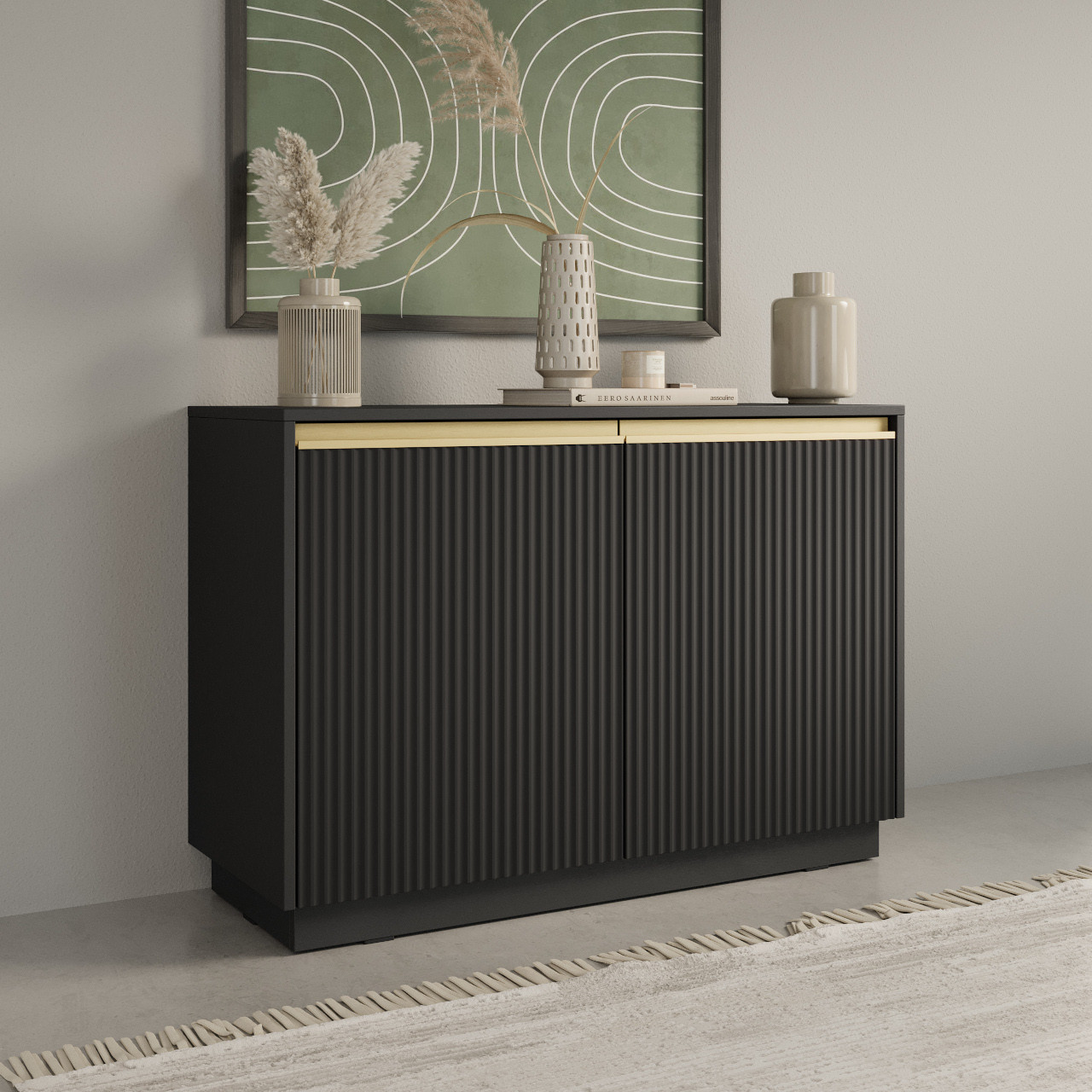 Komoda CROWN 03 czarny - obrazek 5