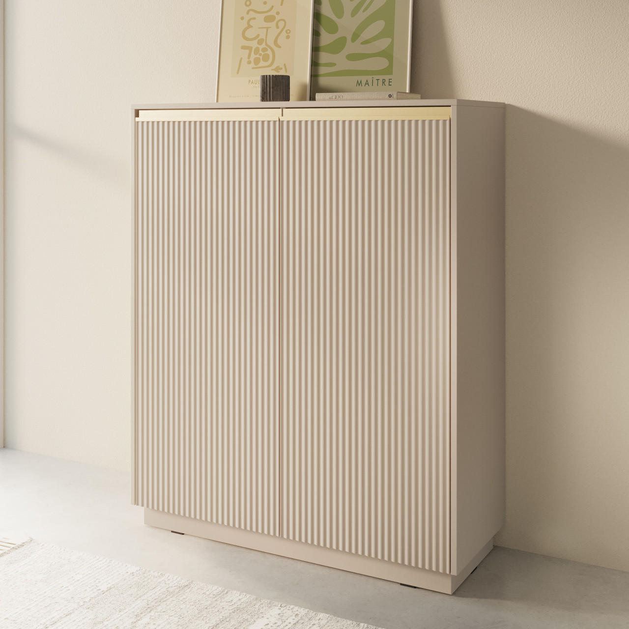 Komoda CROWN 04 beż piaskowy - obrazek 4