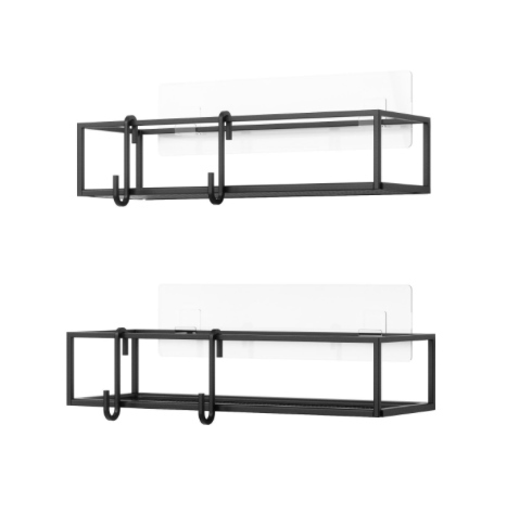 UMBRA zestaw 2 półek prysznicowych CUBIKO czarny - obrazek 5