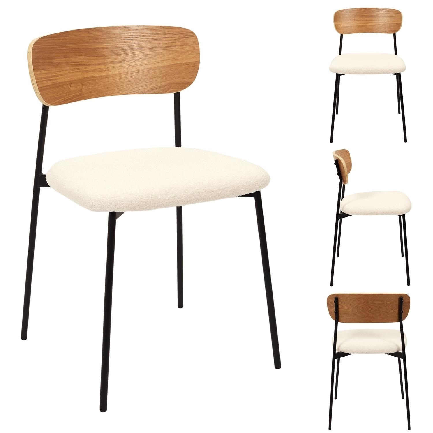 Krzesło Loki naturalne/beżowe - obrazek 3