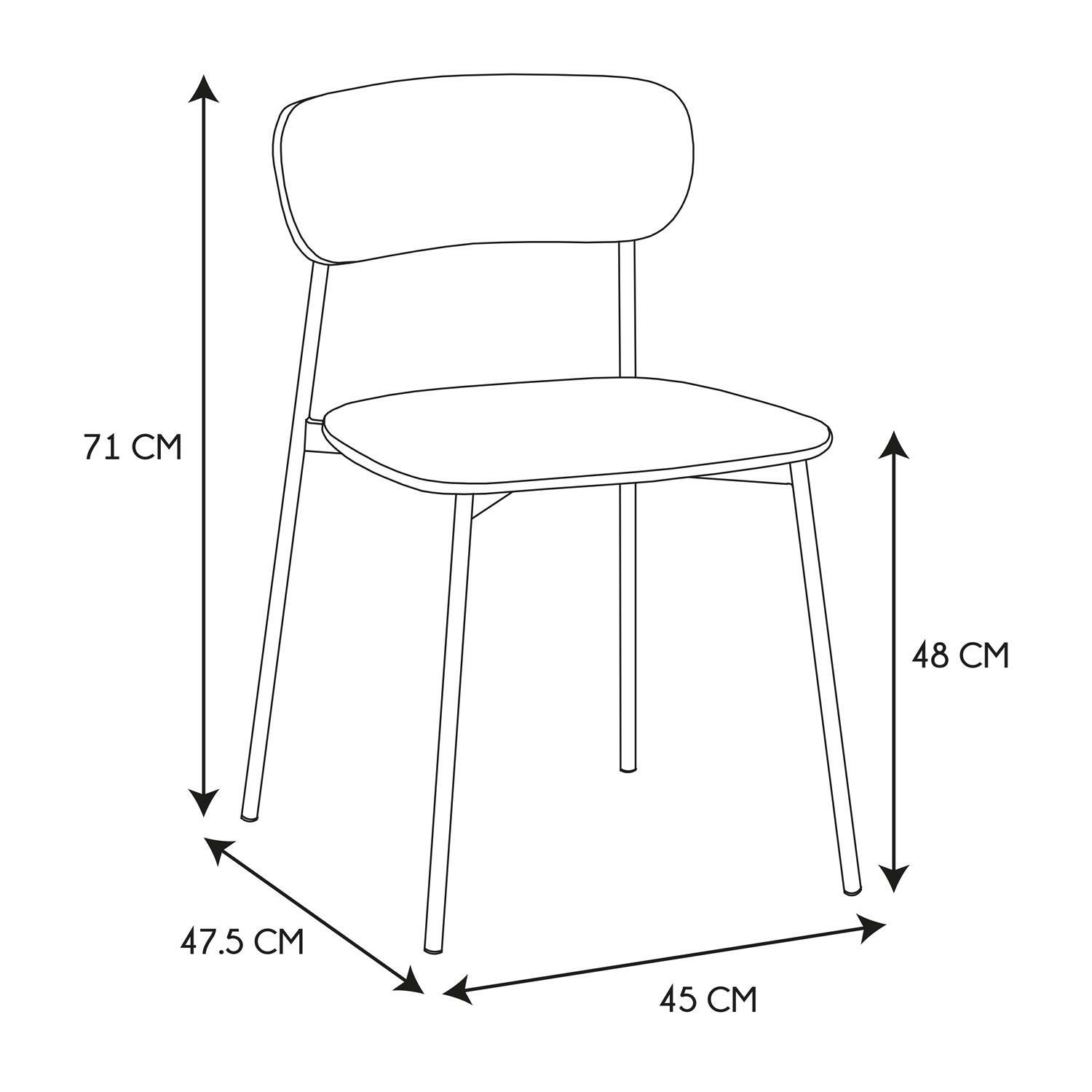 Krzesło Loki naturalne/beżowe - obrazek 12