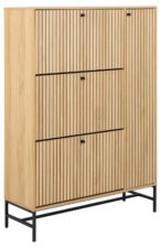 Szafka na buty Albany szeroka dąb naturalny