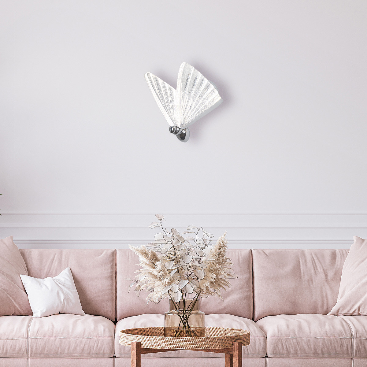Kinkiet Mariposa srebrny LED CCT - obrazek 3