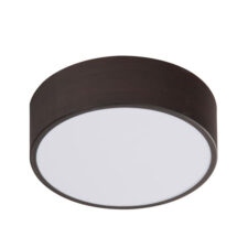 ZIGO LAMPA SUFITOWA PLAFON WENGE 250X80 10W LED 4000 K METAL KLOSZ BIAŁY