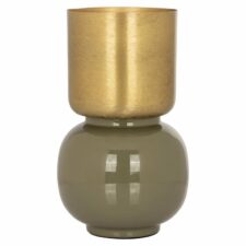 RICHMOND wazon CLOVER szczotkowane złoto