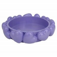 RICHMOND taca dekoracyjna SANNY HEARTS fioletowa