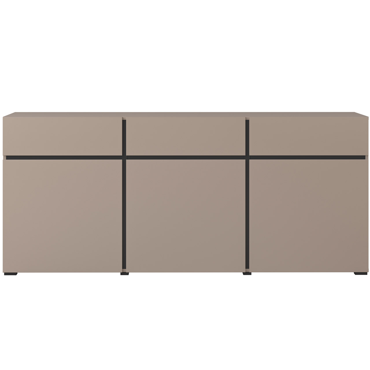 Komoda CROSI 43 congo / czarny - obrazek 3