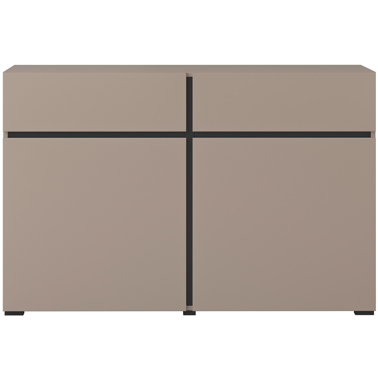 Komoda CROSI 45 congo / czarny - obrazek 3