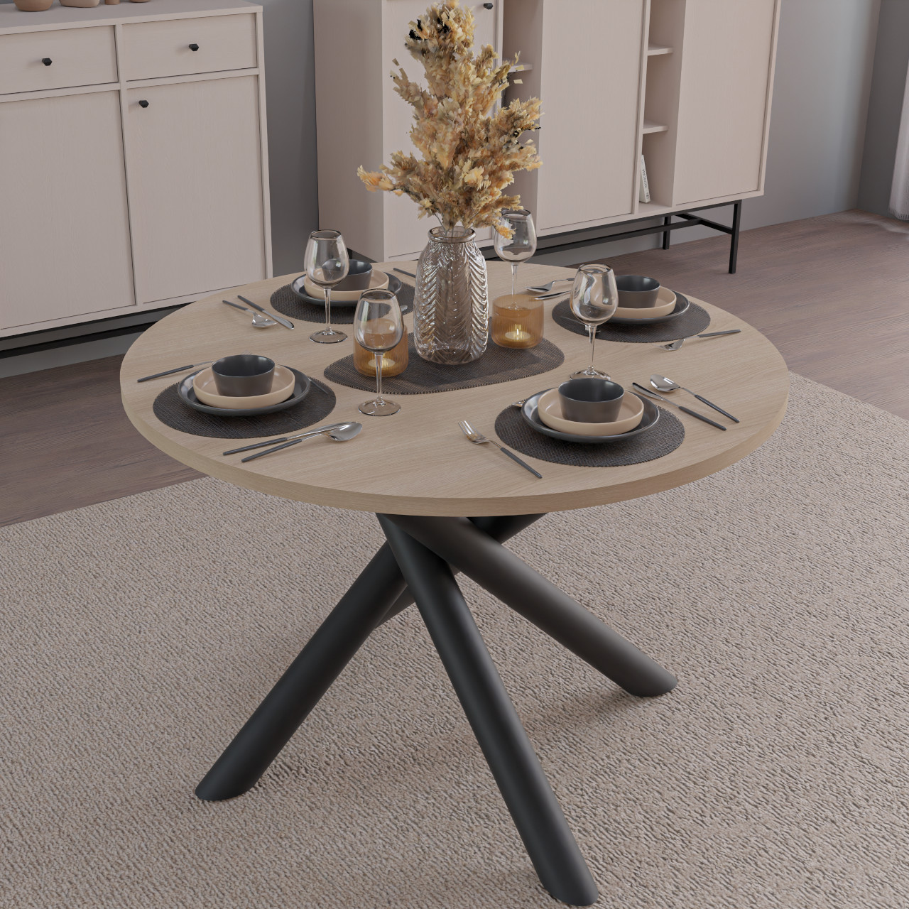 Stół WELTER dąb lindberg - obrazek 4