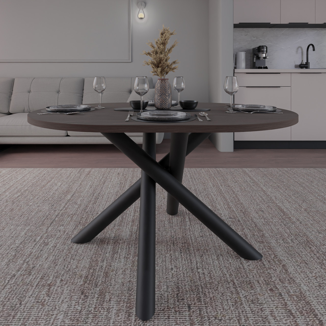 Stół WELTER PLUS orzech wisconsin - obrazek 4