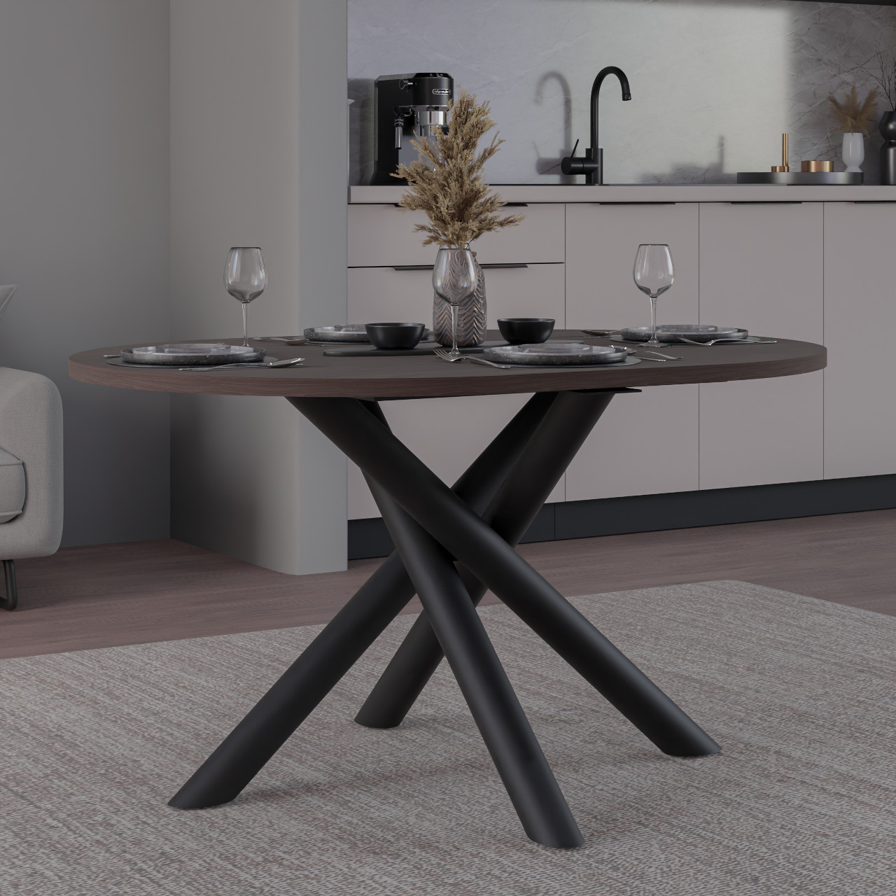 Stół WELTER PLUS orzech wisconsin - obrazek 5