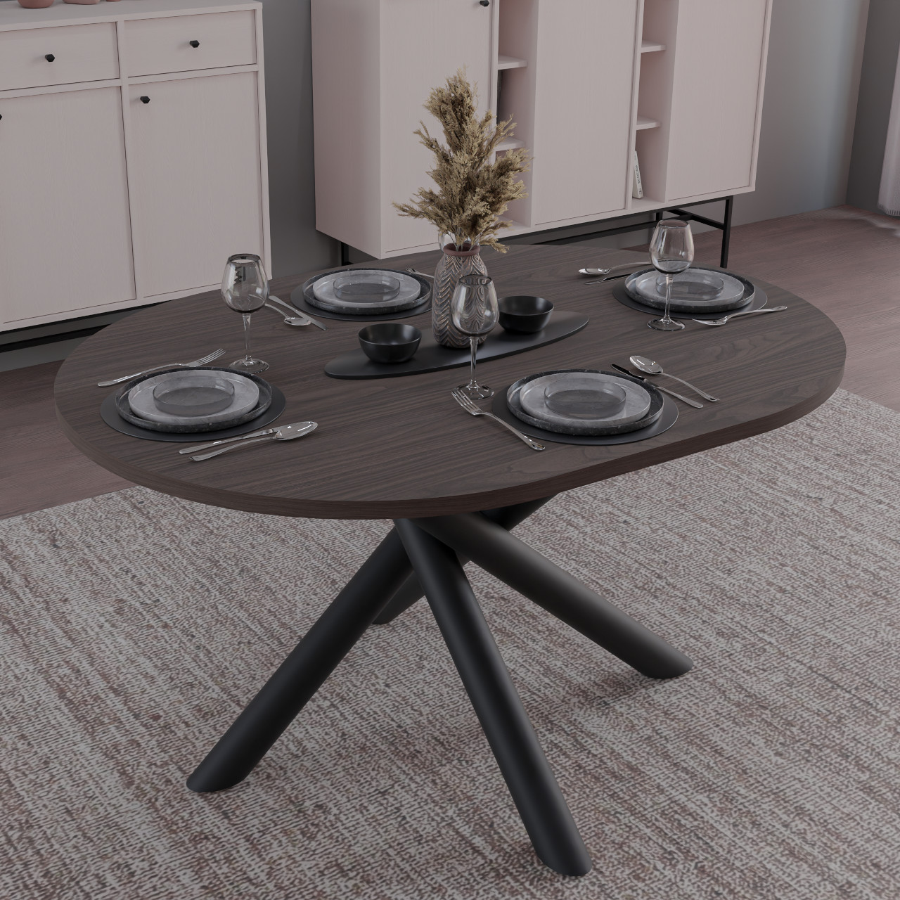 Stół WELTER PLUS orzech wisconsin - obrazek 6