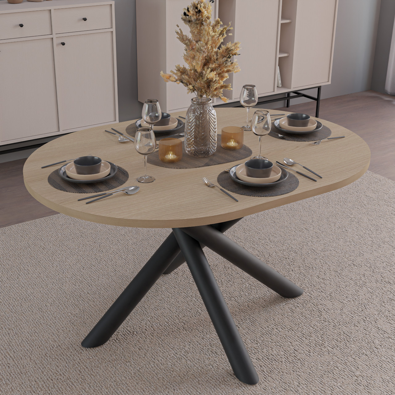 Stół WELTER PLUS dąb lindberg - obrazek 7