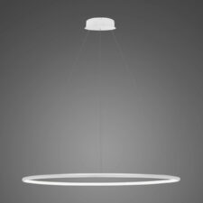 Lampa wisząca Ledowe Okręgi No.1 100cm 4k biała