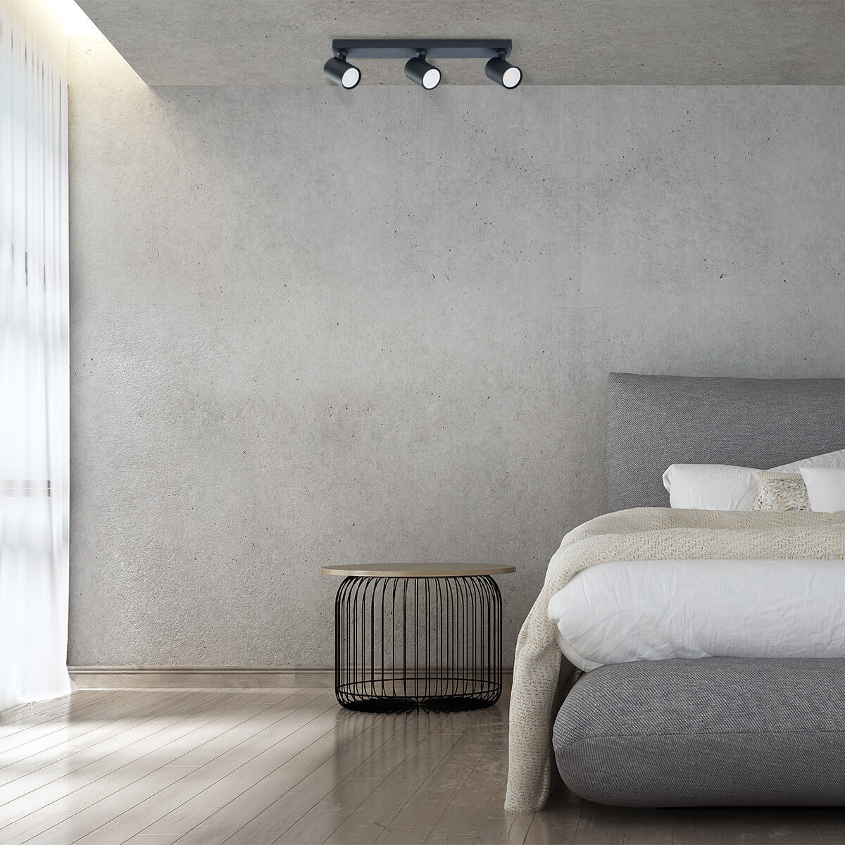 Spot Snow New 3 czarny 3xGU10 - obrazek 5