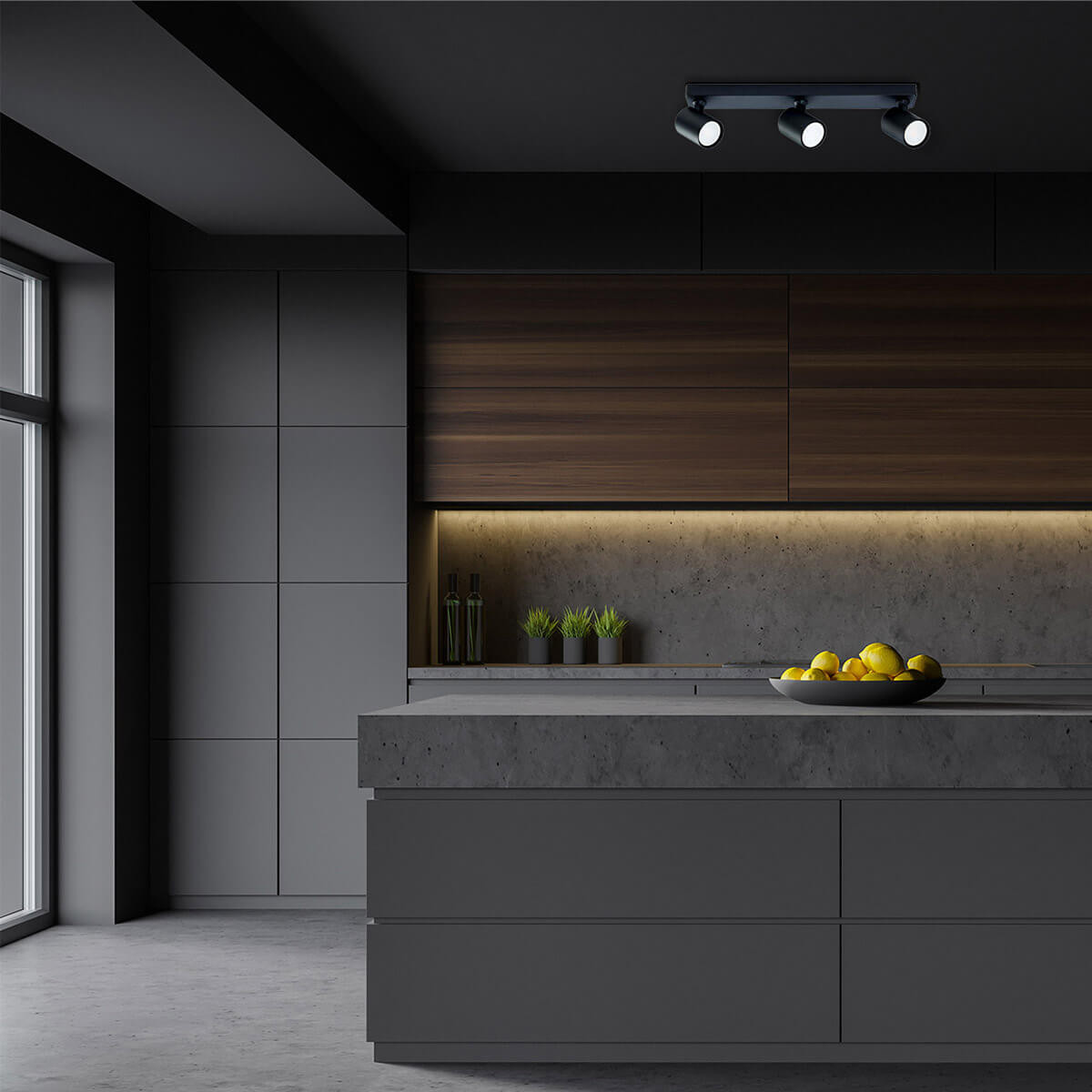 Spot Snow New 3 czarny 3xGU10 - obrazek 6