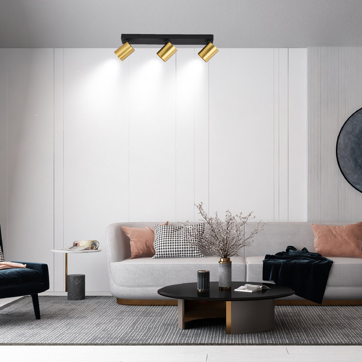 Spot Snow New 3 złoty 3xGU10 - obrazek 3