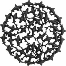 KARE dekoracja ścienna SCHOOL OF KOI 160 czarna