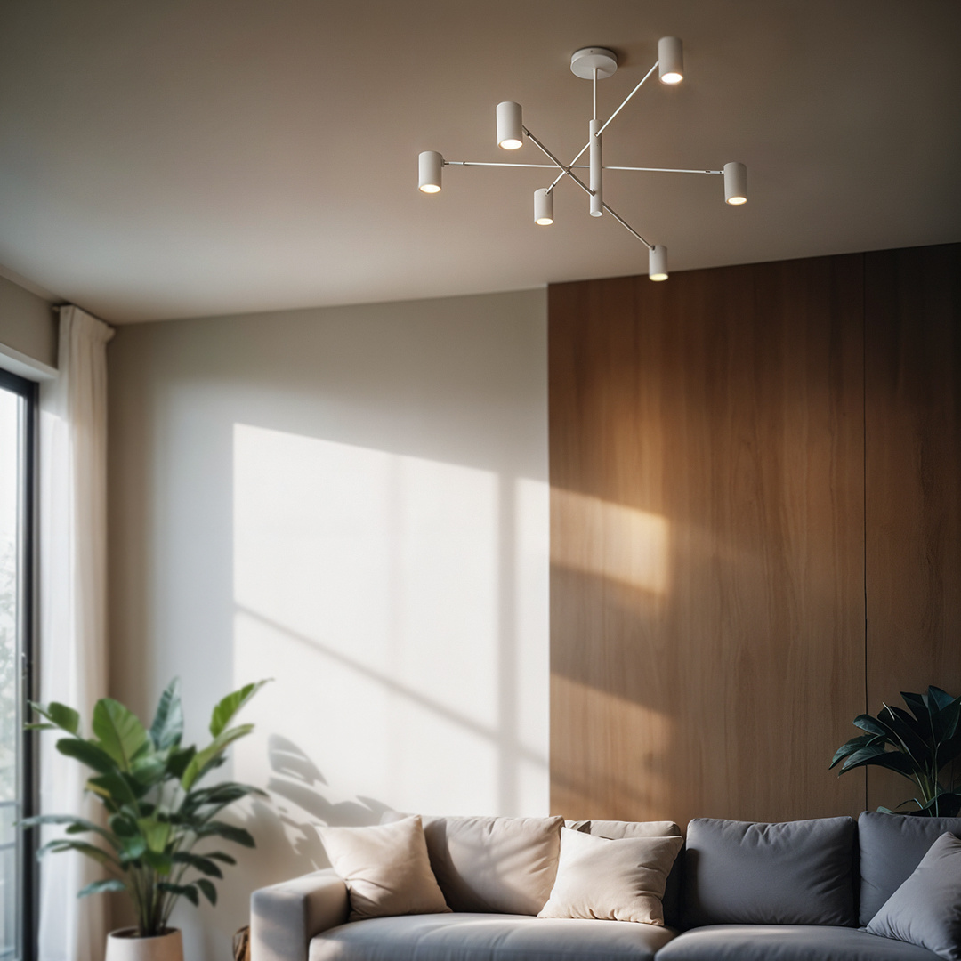 Lampa 6 x spot GU10 DD-40 biała SIENA - obrazek 6