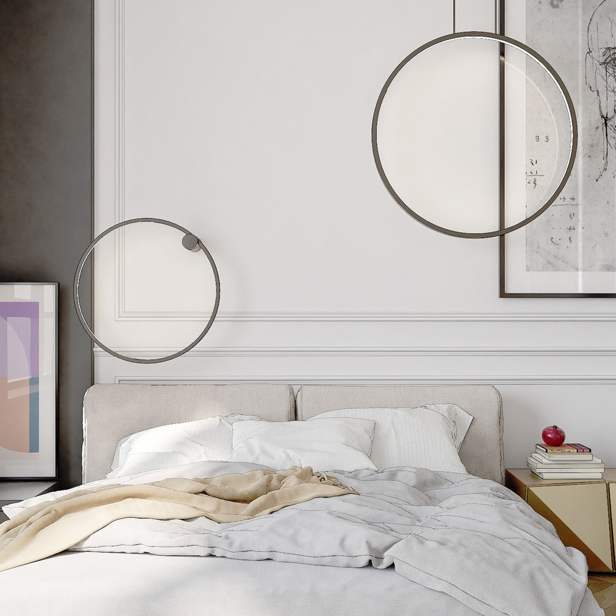 Kinkiet Mirror L czarny IP44 LED CCT - obrazek 6