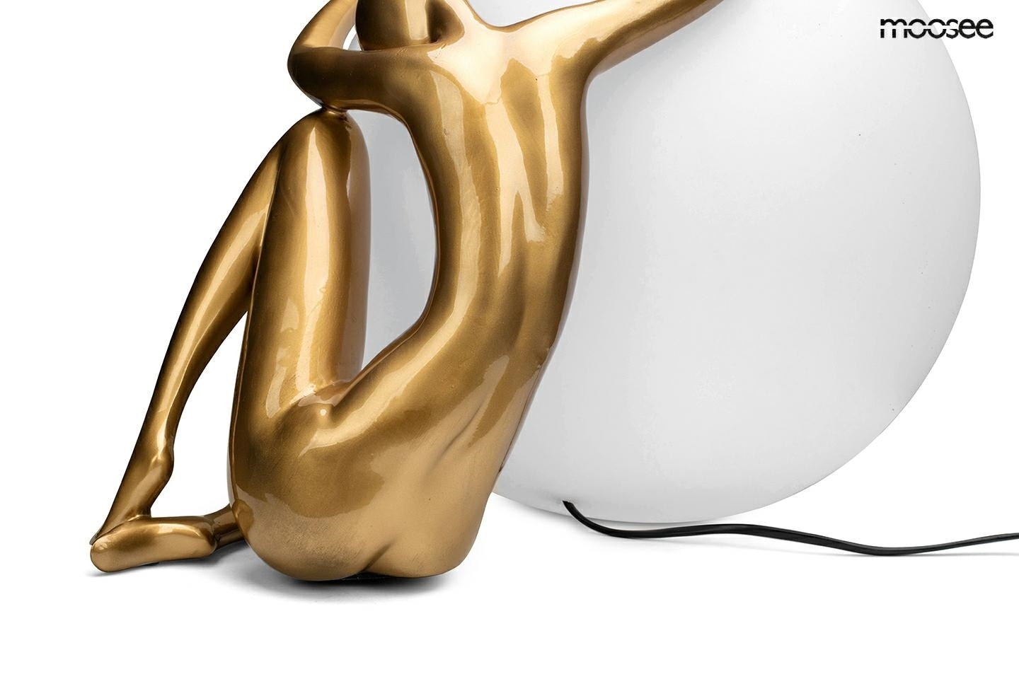 MOOSEE lampa stołowa UOMO 50 złota - obrazek 6