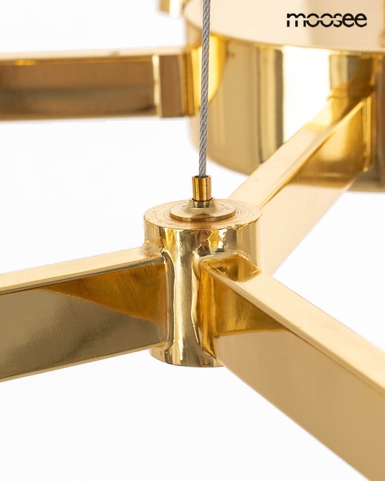 MOOSEE lampa wisząca TUBS 18 złota - obrazek 4