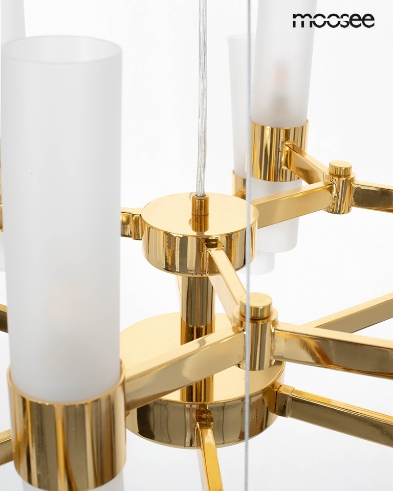 MOOSEE lampa wisząca TUBS 18 złota - obrazek 7