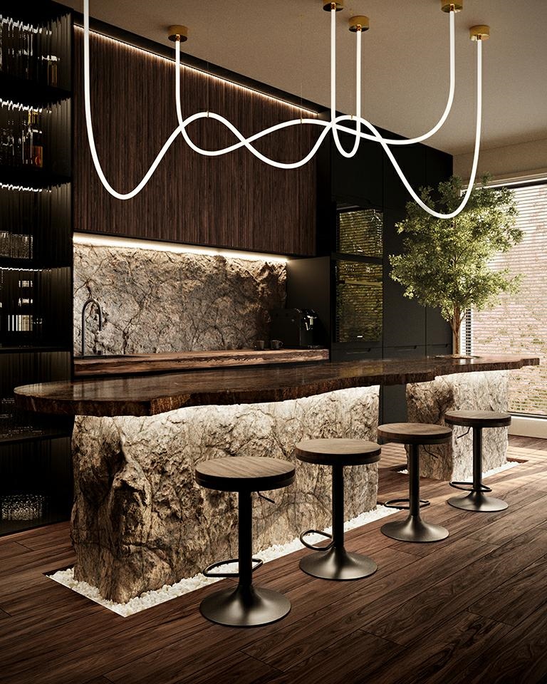 MOOSEE lampa wisząca LASSO 800 Smart złota - obrazek 12