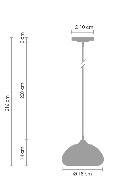 Lampa wisząca VICTORY GLOW S złota 17 cm - obrazek 8