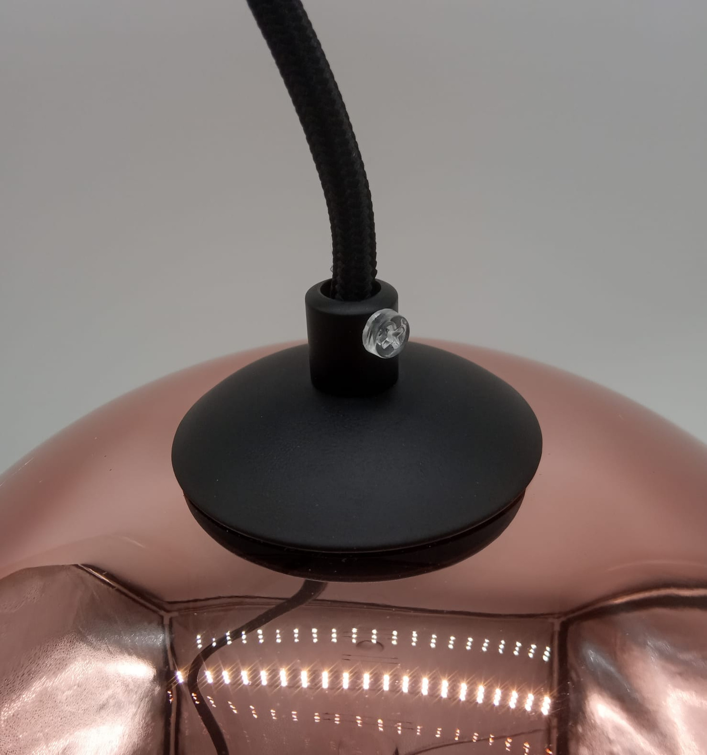 Lampa wisząca MIRROR GLOW - S chrom 25 cm - obrazek 10