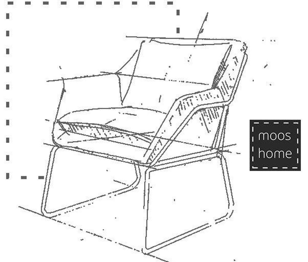 Fotel welurowy FLUENCE szary - obrazek 6