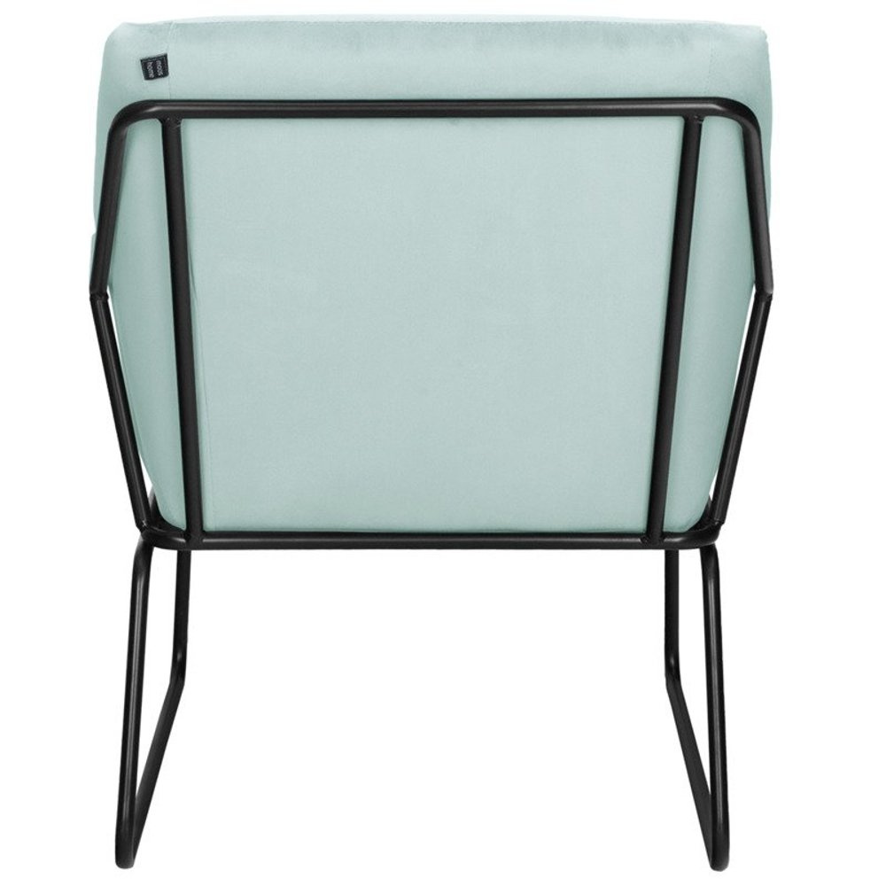 Fotel welurowy FLUENCE miętowy - obrazek 4