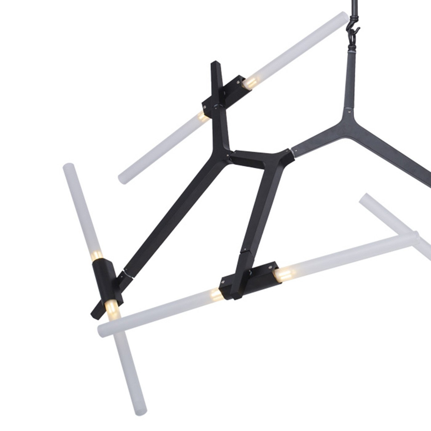 Lampa wisząca STICKS-10 czarna - obrazek 5