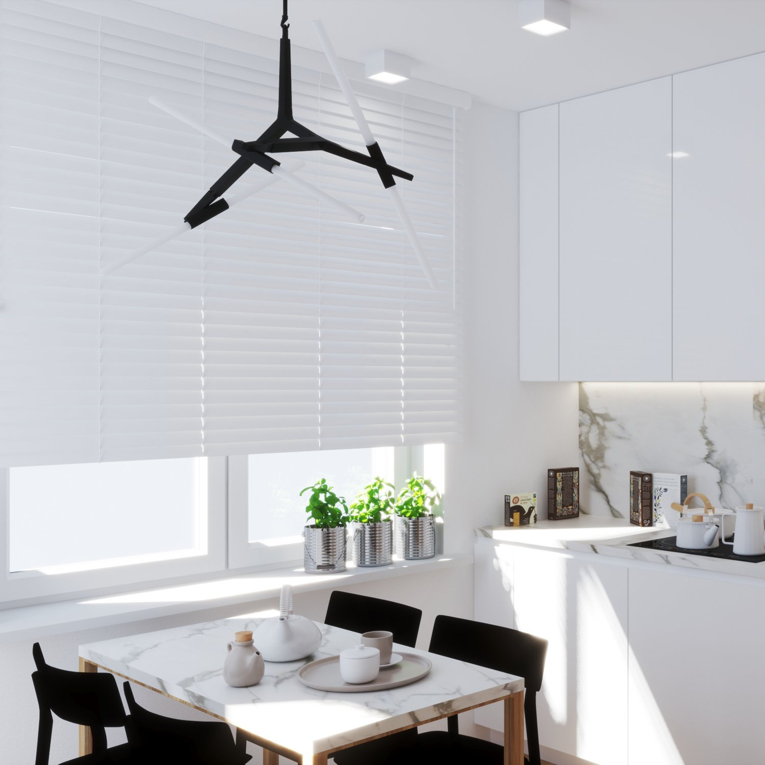 Lampa wisząca STICKS-10 czarna - obrazek 8