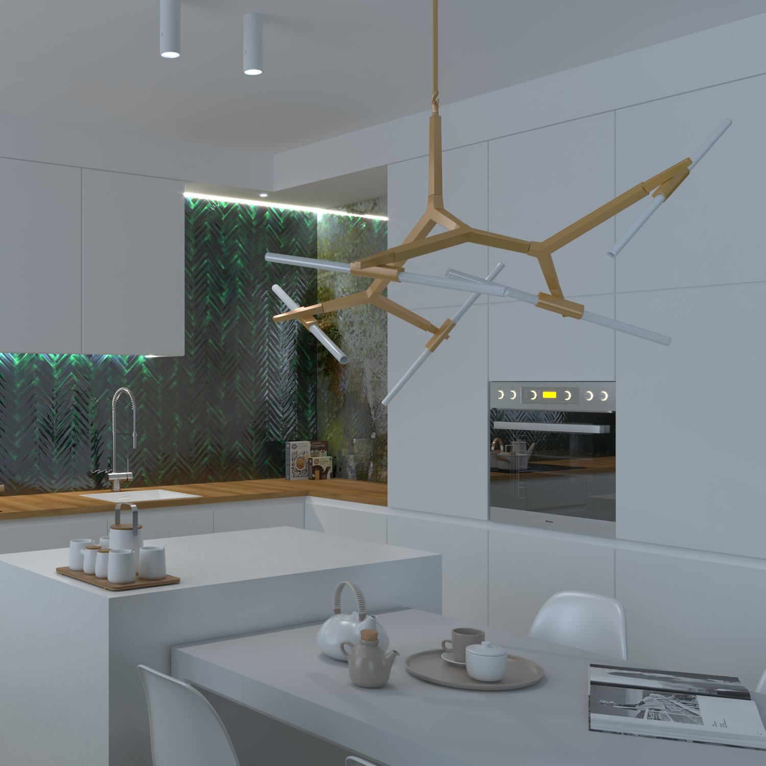 Lampa wisząca STICKS-10 czarna - obrazek 15