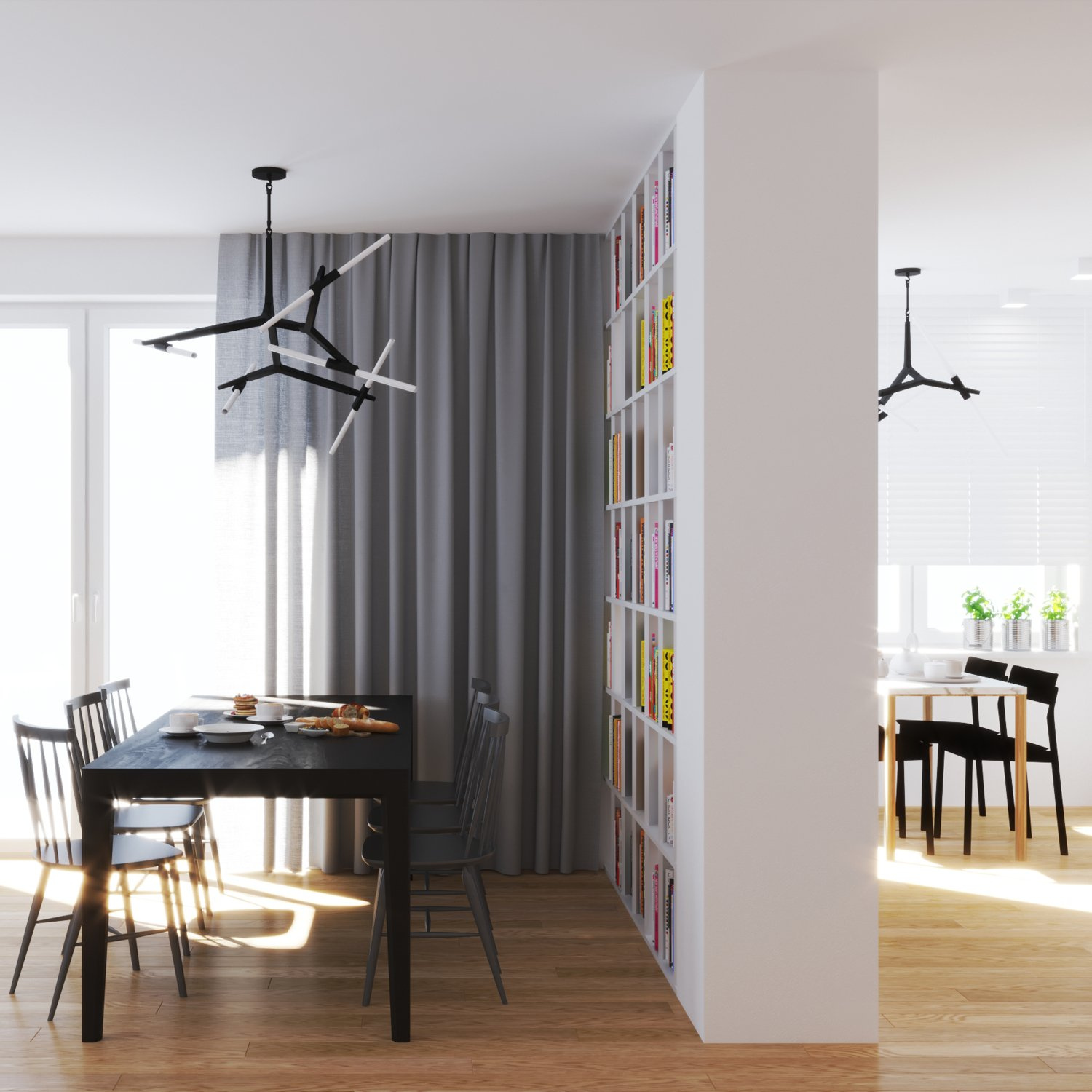 Lampa wisząca STICKS-10 czarna - obrazek 17